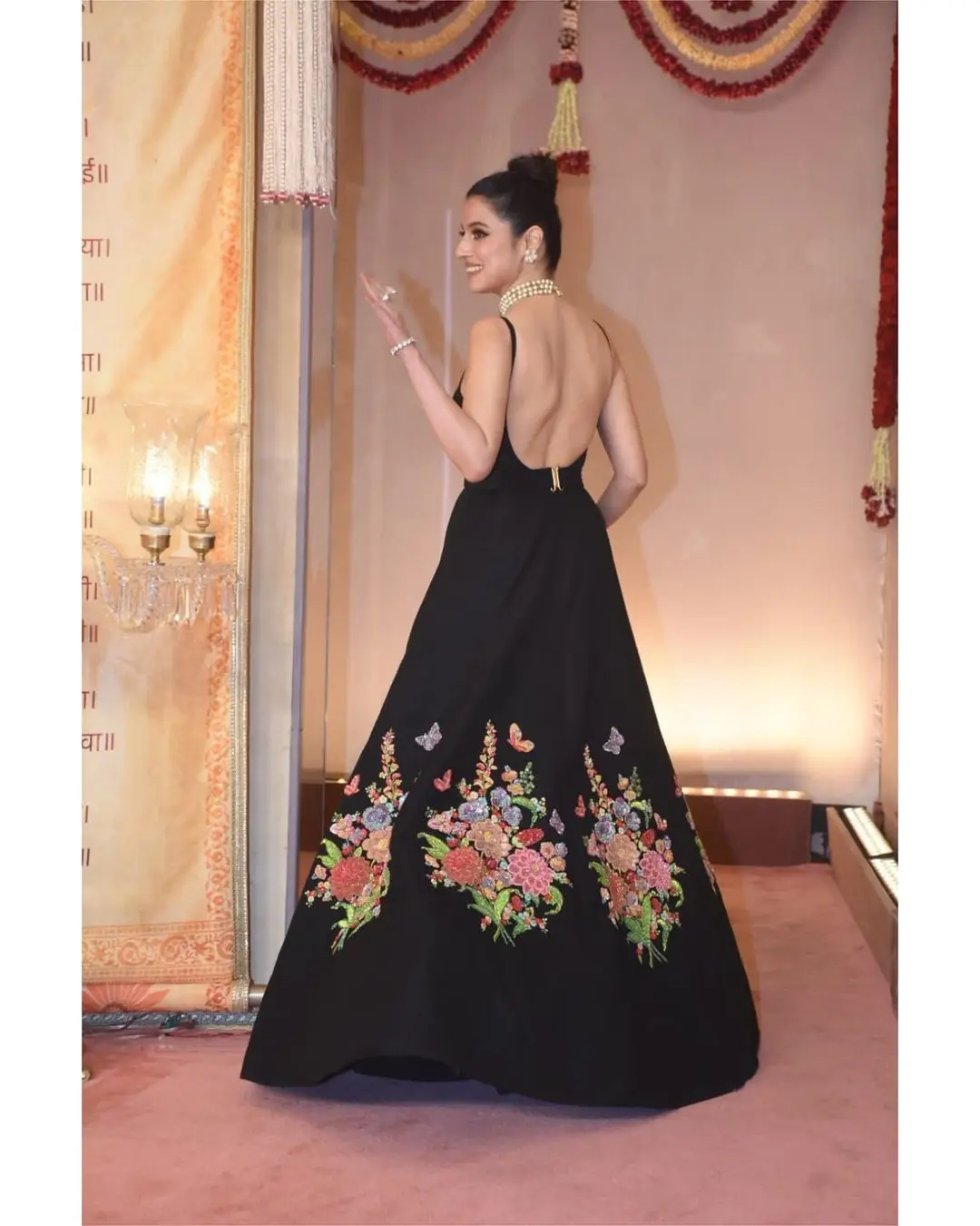 Hindi Actress Divya Khosla Kumar Stills In Black Gown